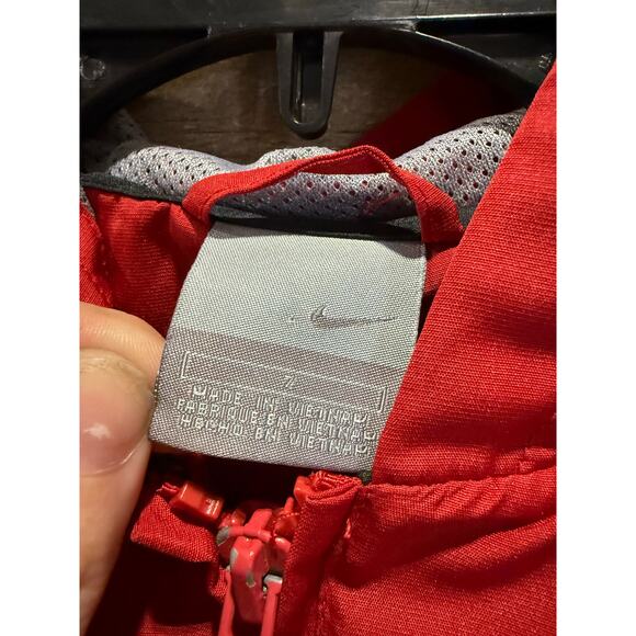 Nike Kids- Red- Windbreaker Jacket- Children Size 7 - Picture 2 of 7